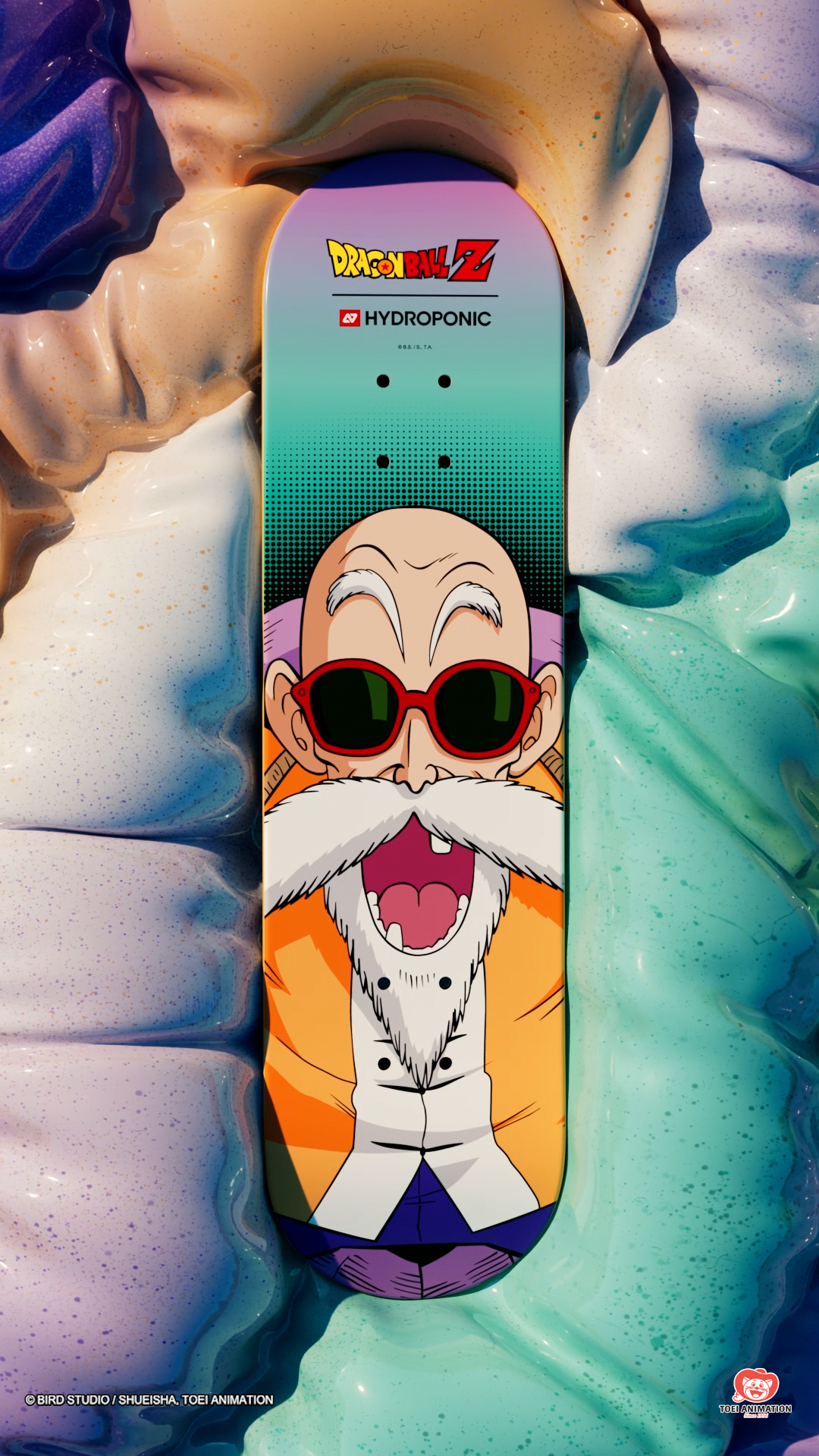 In the realm of high-quality renders, this skateboard takes center stage. The detailed texture and expert lighting capture the essence of its design