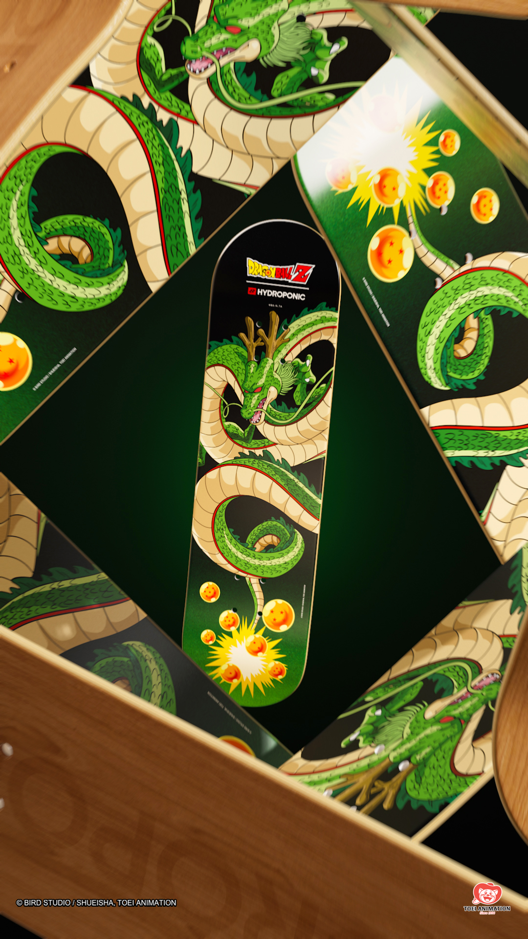 Unlock the excitement of skate culture with our dynamic 3D animations of skateboard decks. Created with precision in Redshift and Cinema 4D, each animation immerses you in the heart-pounding energy of the skatepark.